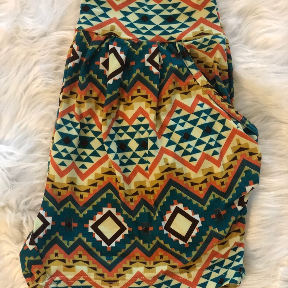 Tribal High Waisted Shorts